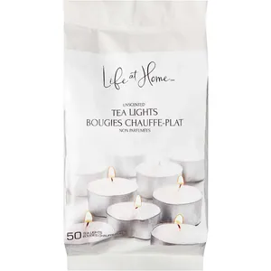 Unscented Tealights – Long Burning Candles for a Warm Glow at Home