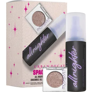 Urban Decay Space Cowboy Kit - Moondust Eyeshadow & All Nighter Setting Spray Duo for Sparkly Looks