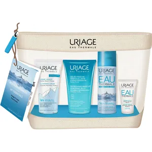 Uriage Travel Set - Essential Skincare Kit for Cleansed and Moisturized Skin on the Go
