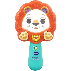VTech I See Me Lion Mirror - Interactive Baby Safe Handheld Mirror for Ages 12-36 Months