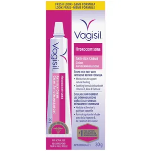 Vagisil Hydrocortisone Anti-Itch Creme for Feminine Itch Relief - Moisturizing Soothing Formula