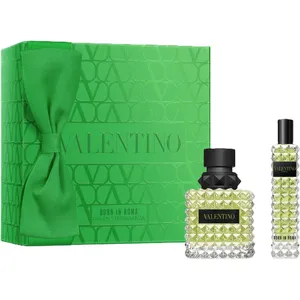 Valentino Born in Roma Donna Green Gift Set - 50ml Eau de Parfum & 15ml Travel Size