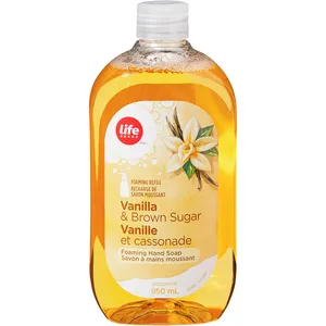 Vanilla & Brown Sugar Foaming Hand Soap - Gentle Cleansing, Rich Lather, Soft Skin, 8 fl oz