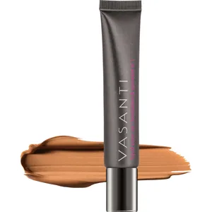 Vasanti Liquid Cover Up Oil-Free Foundation & Concealer LV3 for Radiant, Natural Finish