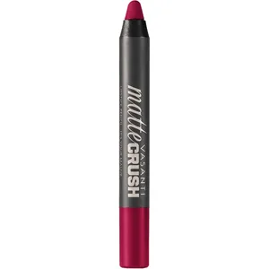 Vasanti Matte Crush Red Over Heels Lipstick Pencil – Long Lasting, Waterproof, Paraben-Free, Animal-Tested