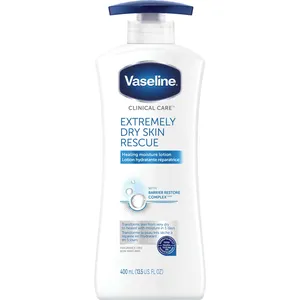 Vaseline Clinical Care Extremely Dry Skin Rescue Body Lotion - Fast-Absorbing, Unscented Moisturizer