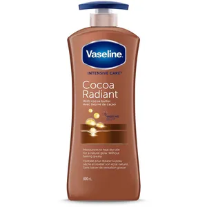 Vaseline Cocoa Radiant Body Lotion for Deeply Moisturized, Glowing Skin with Cocoa Butter