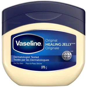Vaseline Healing Jelly 375g - Original 100% Pure Petroleum Jelly for Dry Skin, Hypoallergenic Moisturizer