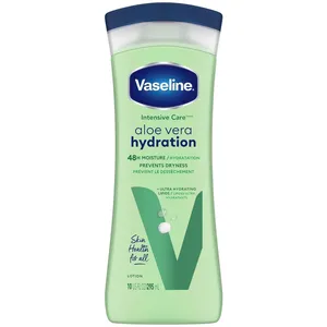 Vaseline Intensive Care Aloe Vera Lotion for Dry Itchy Skin - Nourishing Moisturizer, Non-Greasy