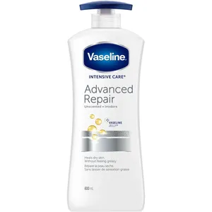 Vaseline Intensive Care Body Lotion 600ml for Sensitive Skin - Advanced Repair Unscented Moisturizer