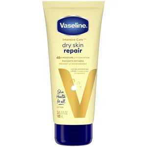 Vaseline Intensive Care Dry Skin Repair Lotion - Fast Absorbing, Deeply Moisturizing, Non-Greasy