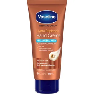 Vaseline Intensive Care Hand Cream 100ml - Hydra Replenish with Hyaluronic Acid, Cocoa Butter