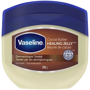 Vaseline Petroleum Jelly Cocoa Butter 215g â€“ Deep Healing Moisture for Healthy Glowing Skin