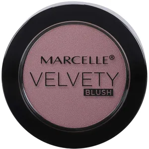 Velvety Blush in Soft Coral - Superfine Pigments for a Natural Finish, Talc-Free and Vitamin E Enriched
