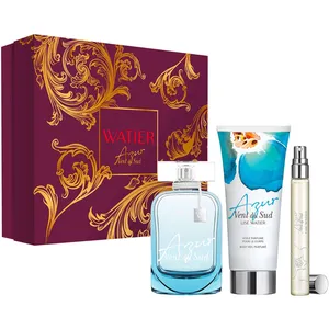 Vent du Sud Azur Set - Fresh Floral Fragrance with Bergamot, Jasmine, Amber - Eau de Toilette & Body Veil