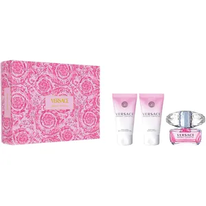 Versace Bright Crystal Eau de Toilette Gift Set - 50ml Spray, 50ml Shower Gel, 50ml Lotion