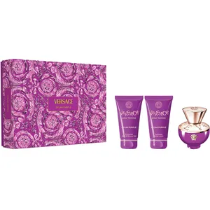 Versace Dylan Purple Eau de Parfum Gift Set - 50ml Spray, 50ml Shower Gel & Body Lotion