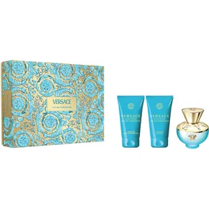 Versace Dylan Turquoise 50ml Gift Set - Fresh Fruity-Floral Scent with Shower Gel & Body Lotion