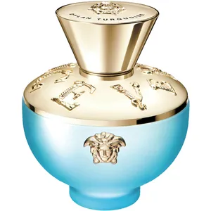 Versace Dylan Turquoise Perfume - Woody Floral Musk Fragrance for Women, 3.4 oz