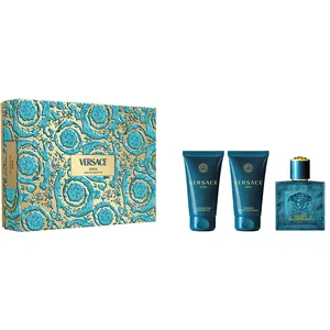 Versace Eros Eau de Toilette Gift Set for Him â€“ 50ml Spray, Shower Gel & After Shave Balm