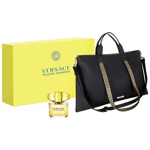 Versace Yellow Diamond Eau de Toilette 90ml Gift Set with Tote Bag - Radiant Floral Fragrance