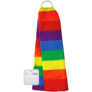 Vibrant Quo Beauty Rainbow Bandana - Stylish Headband, Necktie, or Face Covering for Unique Looks