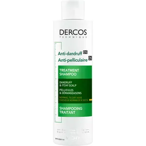 Vichy Dercos Anti-Dandruff Shampoo for Normal to Dry Hair, 1% Selenium Disulfide & Salicylic Acid