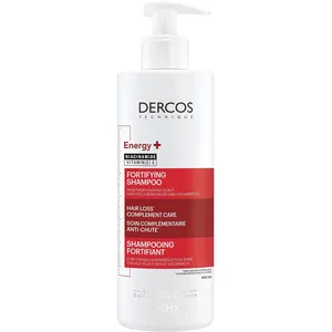 Vichy Dercos Energy+ Fortifying Shampoo with Niacinamide & Vitamin E for Stronger, Thicker Hair