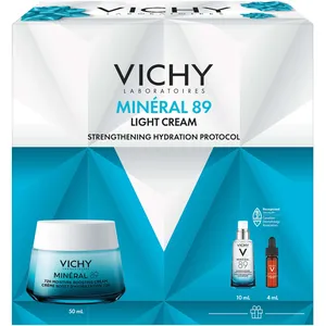 Vichy MinÃ©ral 89 Light Cream Kit with Hyaluronic Acid for All Skin Types - 72H Hydration