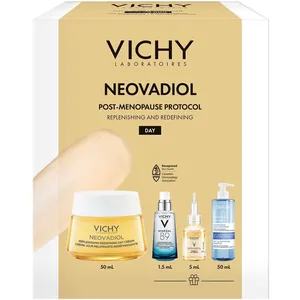 Vichy Neovadiol Post-Menopause Day Cream Kit with Gifts - 50mL Cream, 1.5mL Booster, 5mL Serum