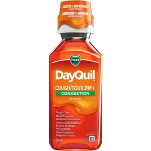Vicks DayQuil Cough & Congestion Relief Liquid, Non-Drowsy, Effective Cough, Chest Congestion Relief