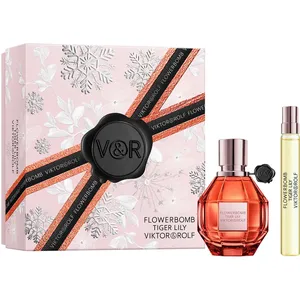 Viktor & Rolf Flowerbomb Tiger Lily Eau de Parfum Gift Set - 50mL Bottle & 10mL Travel Spray