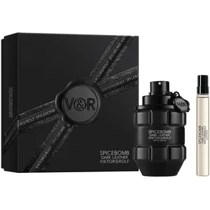 Viktor & Rolf Spicebomb Dark Leather Eau de Parfum Gift Set - 90 mL & 10 mL Travel Spray