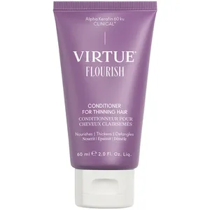 Virtue Flourish Conditioner for Thinning Hair - Lightweight Hydrating Hair Strengthener & Detangler