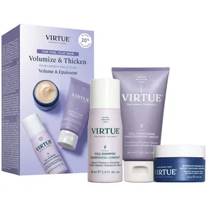 Virtue Full Discovery Kit - Volumizing Shampoo, Conditioner & Restorative Treatment Mask