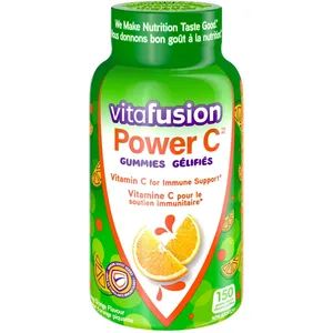 Vitafusion Power C Gummy Vitamins - 90 Count - Daily Immune Support with Natural Flavors