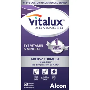 Vitalux Advance Complete 60ml - Optimal Contact Lens Solution for Clear Vision and Comfort