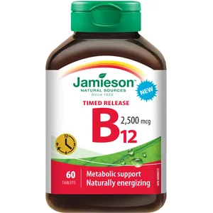 Vitamin B12 2500 mcg Time Release Tablets for Natural Energy, Advanced Methylcobalamin Formula