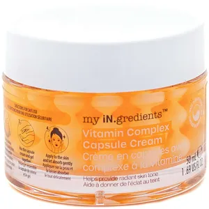 Vitamin C Capsule Cream - Orange - Radiant Skin Tone - No Parabens or Animal Testing