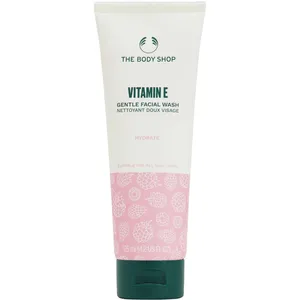 Vitamin E Gentle Face Wash - Refreshing Cleanser for All Skin Types - Non-Drying, Silky Lather