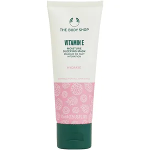 Vitamin E Moisture Sleeping Mask - Lightweight Hydrating Formula with Raspberry Seed Oil, 97% Natural