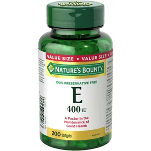 Vitamin E Supplement 400 IU - Nature's Bounty Softgels for Health Maintenance