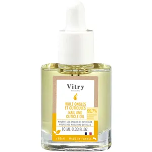 Vitry Be Green Nail and Cuticle Oil - 99.7% Natural Ingredients - Nourishing Sweet Almond, Coconut, Jojoba