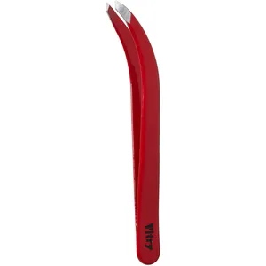 Vitry Club Tweezers with Slanted Crab-Claw Ends for Precision Hair Removal, Random Color