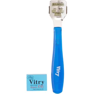 Vitry Corn Callus Cutter - Blue, Safely Removes Corns & Calluses, Includes 10 Replacement Blades