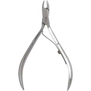 Vitry Silver Cuticle Nipper - Stainless Steel, Lifetime Guarantee, Precision Cut for Perfect Nails