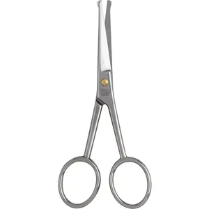 Vitry Silver Nose Hair Scissors for Precise Cutting of Nose and Ear Hair - Lifetime Guarantee