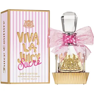 Viva la Juicy SucrÃ© Eau de Parfum Spray - Fruity Amber Scent with Orange Flower & Peach Nectar