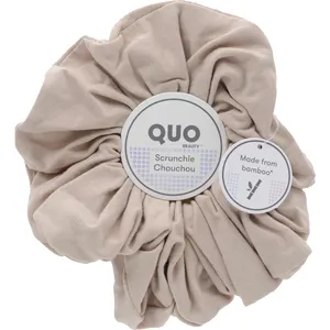 Voluminous Bamboo Scrunchie in Neutral Sand - Perfect for All Hair Types and Textures