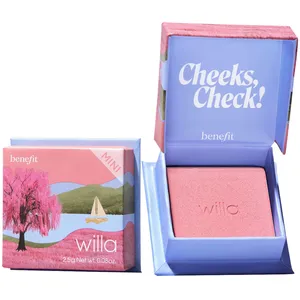 WANDERful World Silky-Soft Powder Blush Mini - Neutral-Rose Shade for Effortless, Natural Color